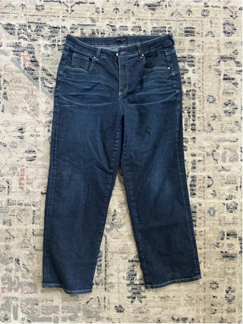 Women's Universal Standard Blue Straight Leg Jeans L